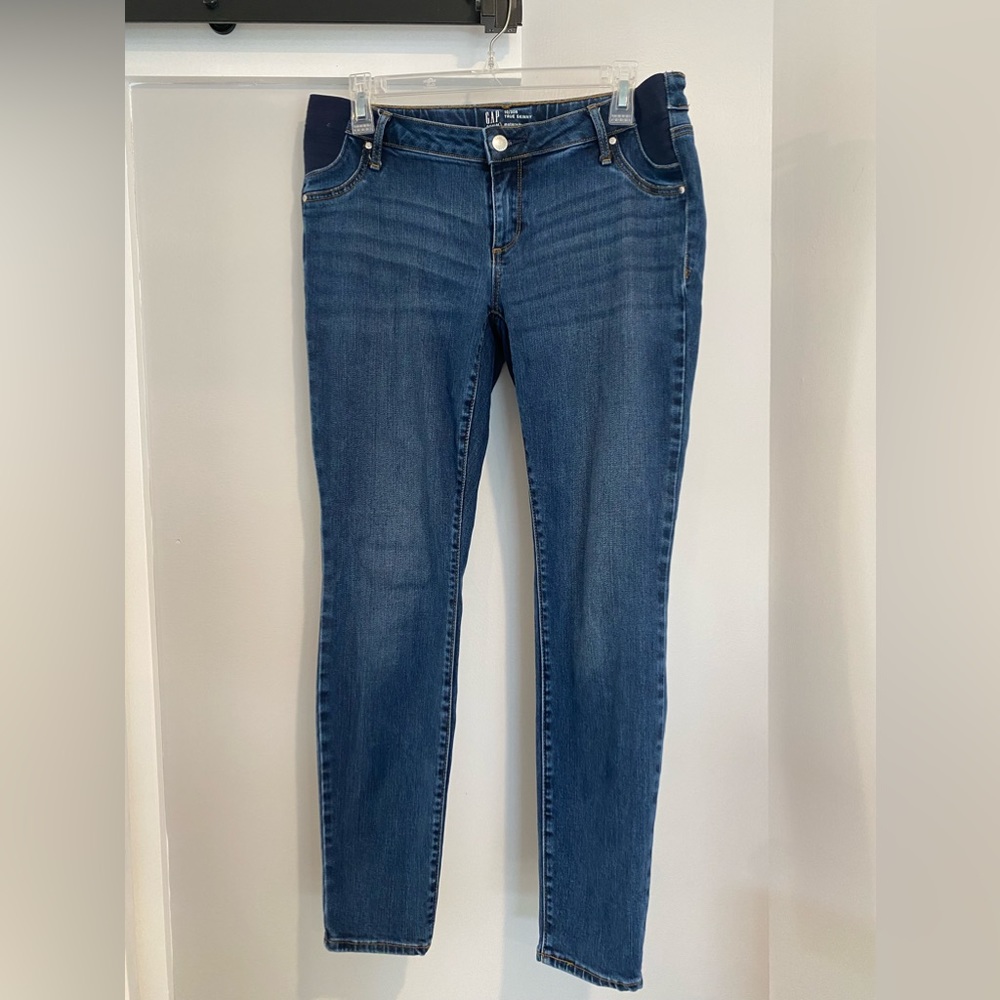 Maternity Gap Skinny Jeans with Side Panels